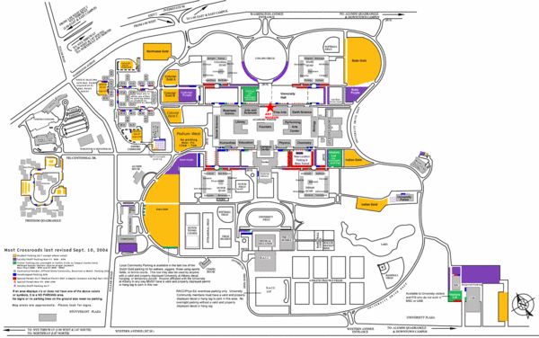 New York State University Uptown Campus Map