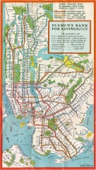 New York Subway Map, 1930