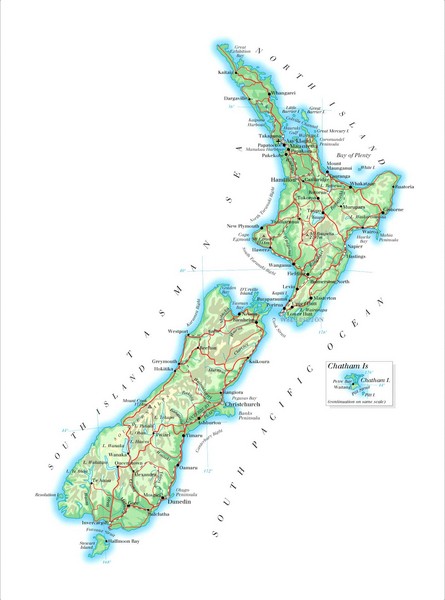 New Zealand Map