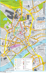 Newcastle Tourist Map