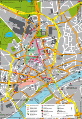 Newcastle Upon Tyne City Map