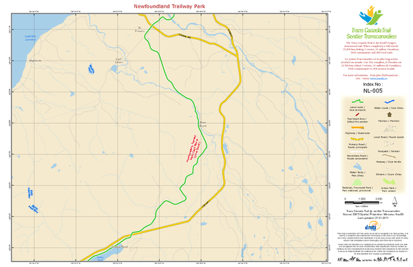 Newfoundland Trailway Park NL-005 Map