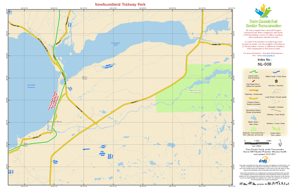 Newfoundland Trailway Park NL-008 Map
