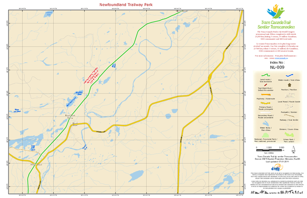 Newfoundland Trailway Park NL-009 Map