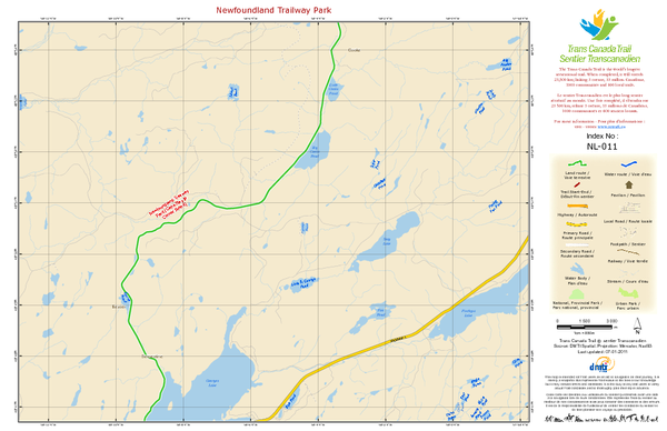 Newfoundland Trailway Park NL-011 Map