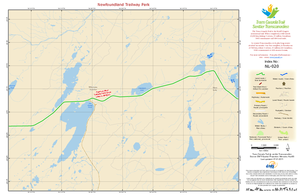 Newfoundland Trailway Park NL-020 Map