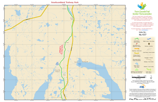 Newfoundland Trailway Park NL-037 Map