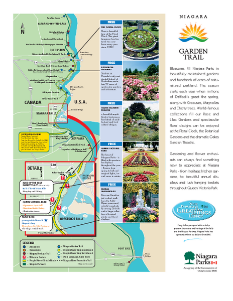Niagara Garden Trail Map