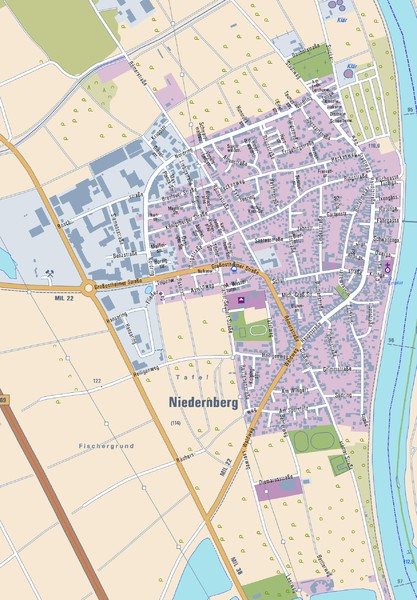 Niedernberg Map