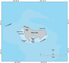 Nihoa Island Tourist Map Nihoa Island Tourist Map