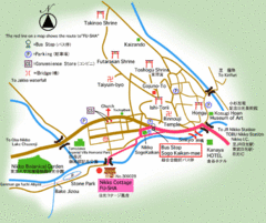 Nikko City Tourist Map
