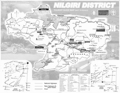 Nilgiri District Tourist Map