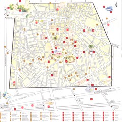 Nimes - centre Map
