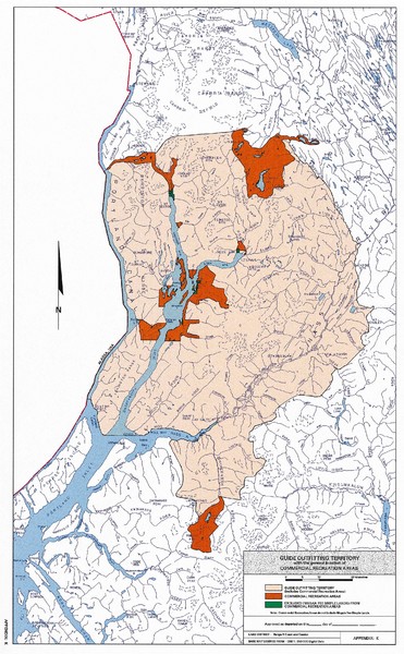 Nisga'a Commercial Recreation Area Map