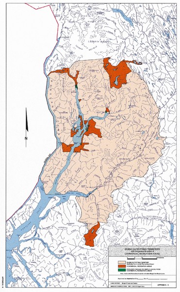 Nisga'a Commercial Recreation Area Map