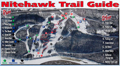 Nitehawk Ski Hill Ski Trail Map