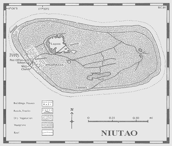 Niutao island Map