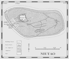 Niutao island Map Niutao island Map
