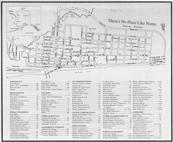 Nome, Alaska Map