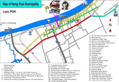 Nong Khai City Map