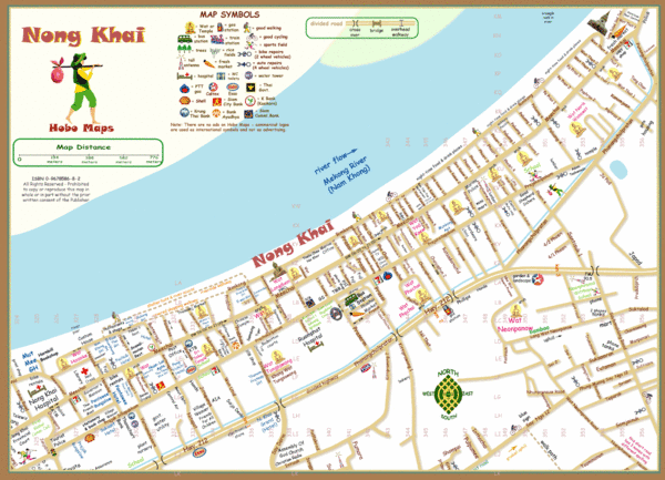Nong Khai central city map