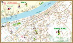 Nong Khai city map