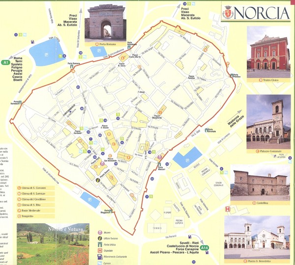 Norcia Map