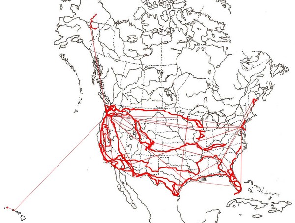 North America Layout Map