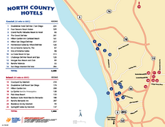 North County San Diego Tourist Map