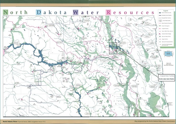 North Dakota Water Resources Map