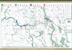 North Dakota Water Resources Map
