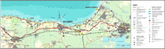 North-Eastern Estonia Tourist Map North-Eastern Estonia Tourist Map