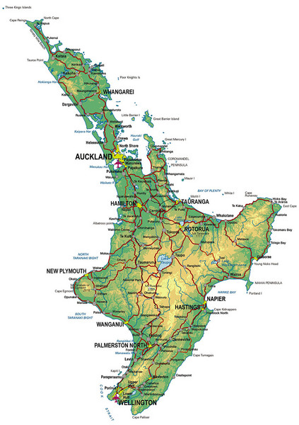 North Island Map