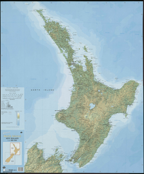 North Island New Zealand Map