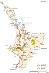 North Island Road Map