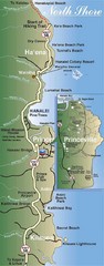 North Shore of Kauai Map
