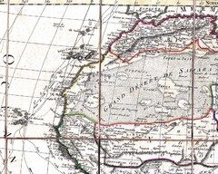 North and West Africa, 1829 Map