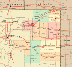Northeast Colorado Map Northeast Colorado Map