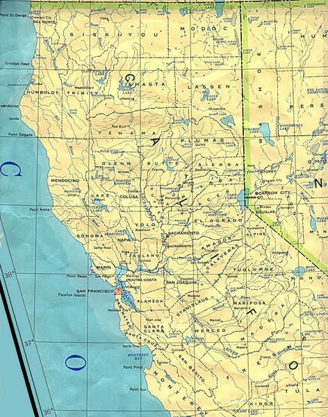 Northern California Map