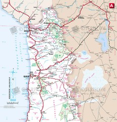 Northern Chile Tourist Map