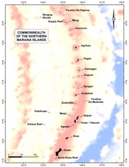Northern Mariana islands Map