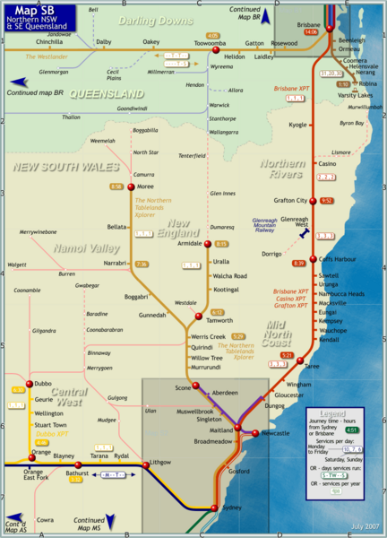 Northern New South Wales Map