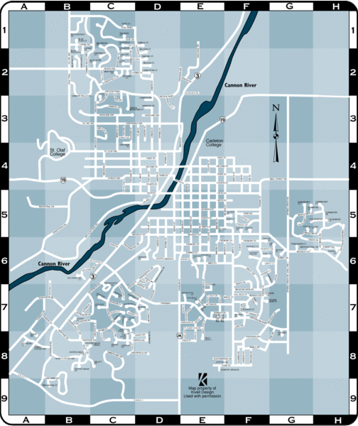 Northfield Street Map