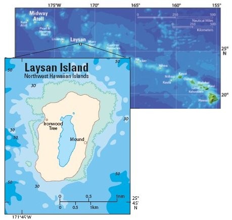 Northwest Hawaiian Island Tourist Map