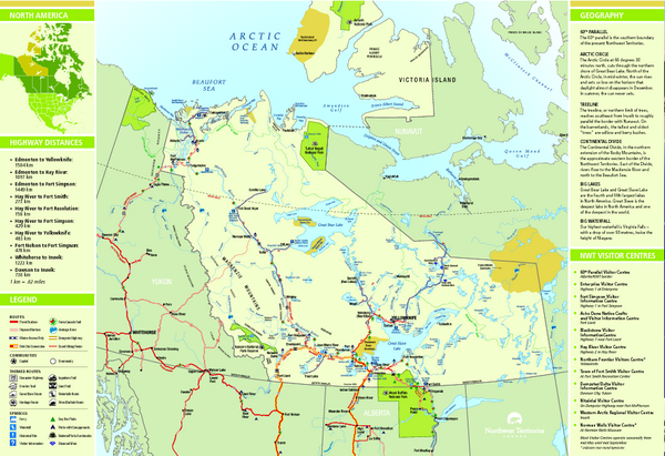 Northwest Territories Map