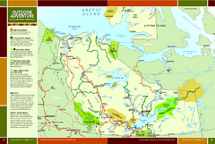 Northwest Territories Outdoor Adventure Map