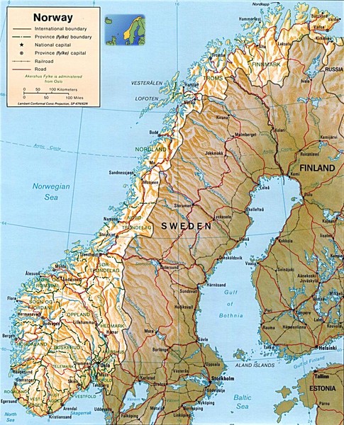 Norway Map