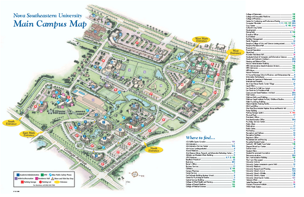 Nova Southeastern University Map