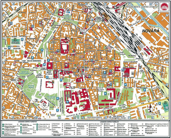 Novara Map