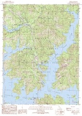 O'Brien Quad - Shasta Lake Map
